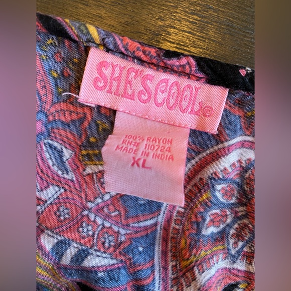 She’s Cool Vintage Paisley Sundress XL - Picture 5 of 5